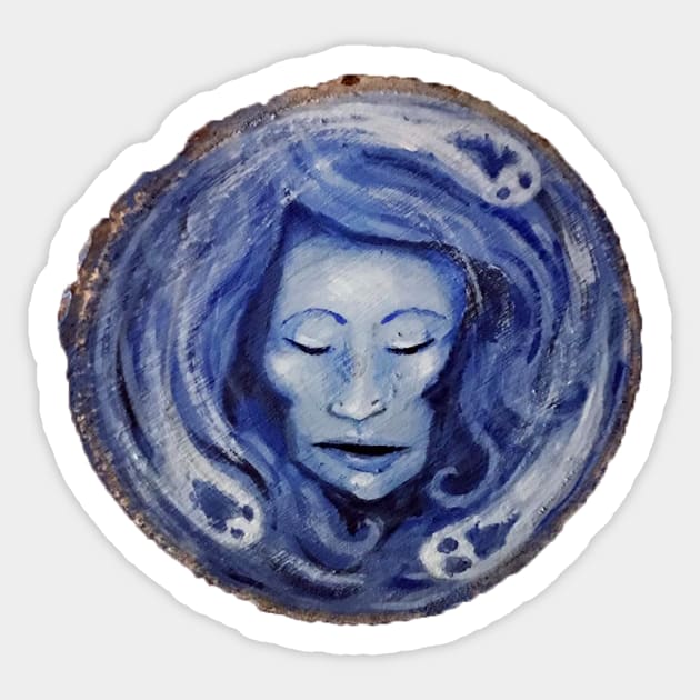 Madame Leota Sticker by DanaBeyer